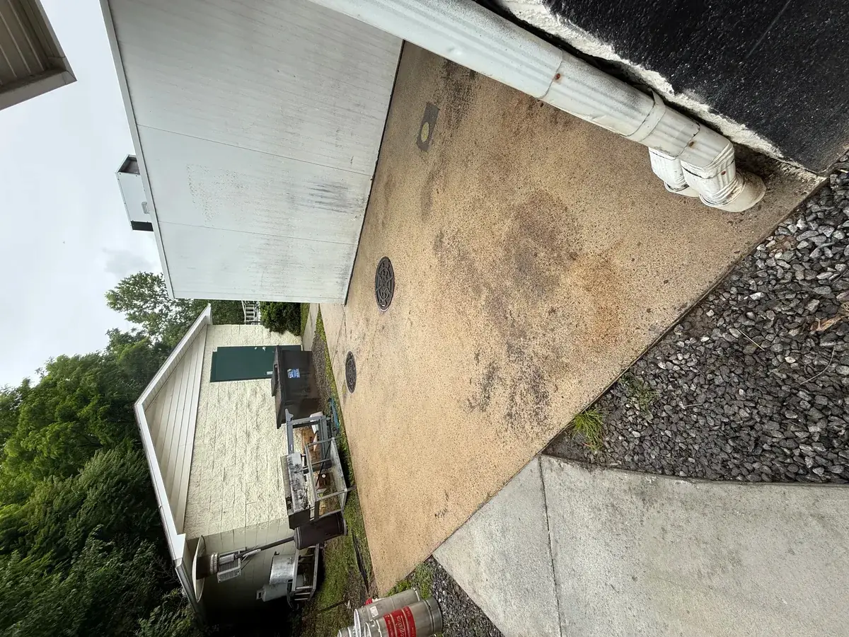 Commercial exterior cleaning after in Mooresville NC